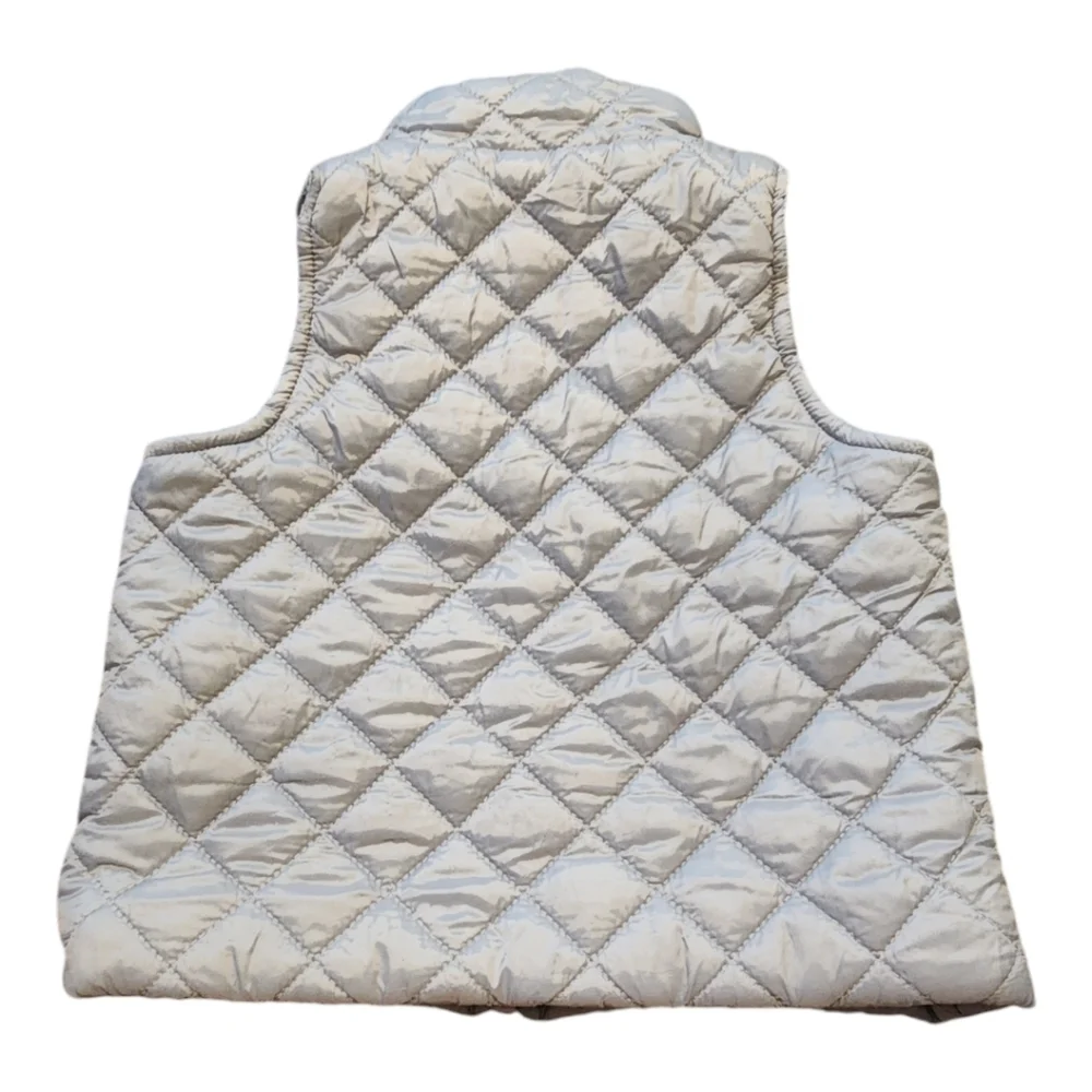 Canada Weathergear Infant Baby Gray Zip Up Puffer Vest, Size 12 months